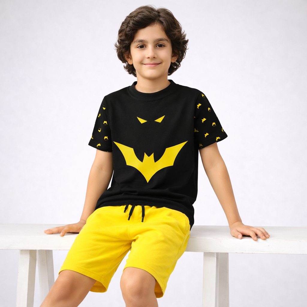 Batman: Shirt & Short Set -SN004 - Maa Sadqay