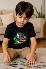 Rubiks Cube T-Shirt- TS129 - Maa Sadqay