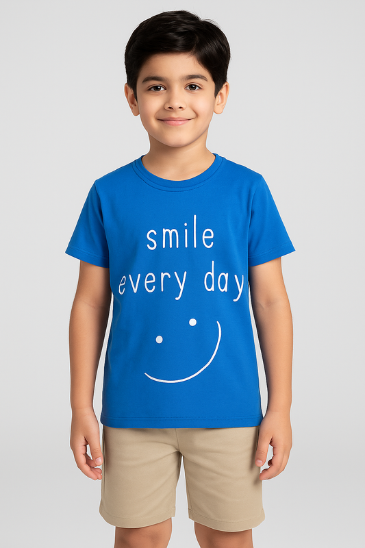 Boys Yale T-Shirt-Smile Everyday -TS121