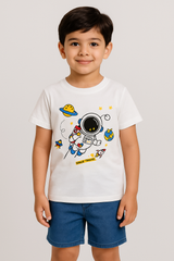 Boys Spaceman T-Shirt -TS118 - Maa Sadqay