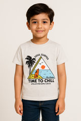 Time to Chill T-Shirt- TS133 - Maa Sadqay