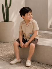 Boys Premium Graphic Button-Down Shirt - BCOS1005