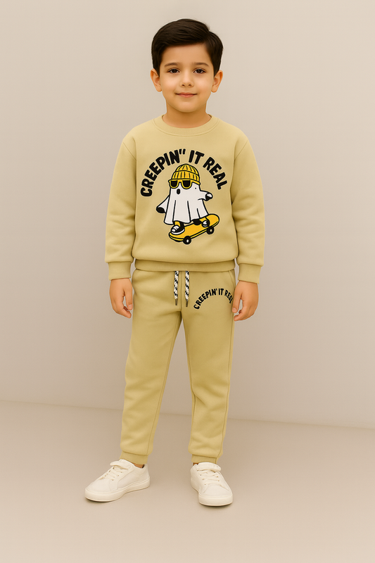 Creeping Fleece Jogger Suits - Maa Sadqay