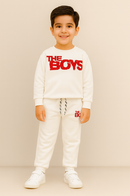 The Boys Fleece Jogger Suits - Maa Sadqay