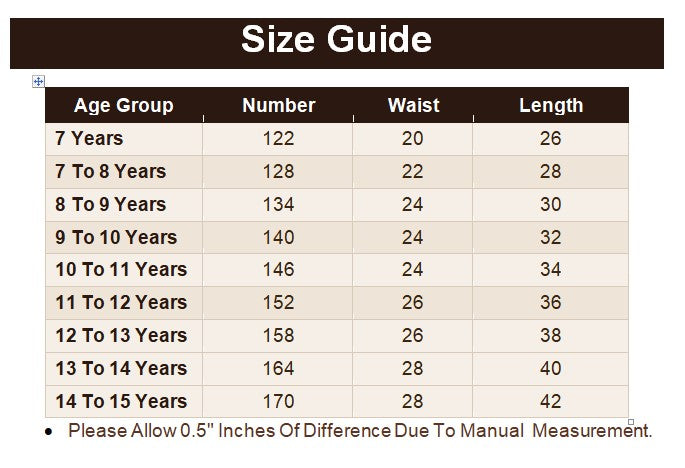 Unisex Light Wash Wide-Leg Jeans DJ1 Size Guide