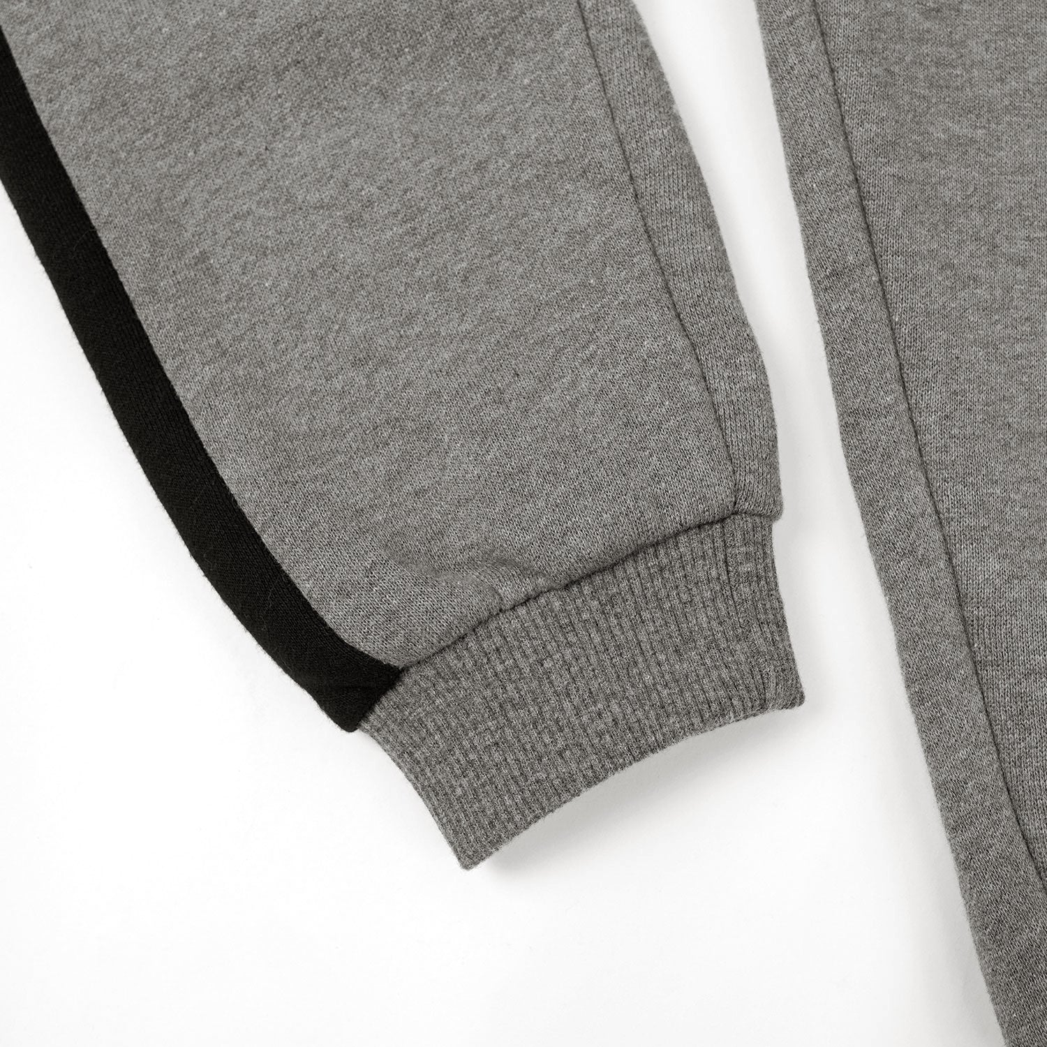 Grey & Black Fleece Trouser - Maa Sadqay
