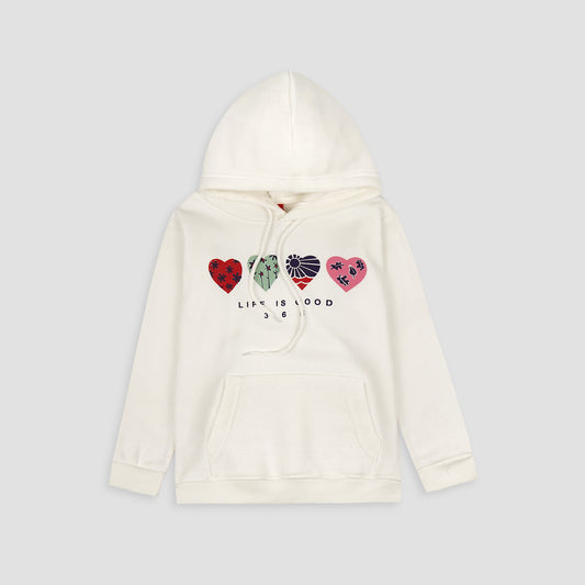 Life is good Fleece Hoodie