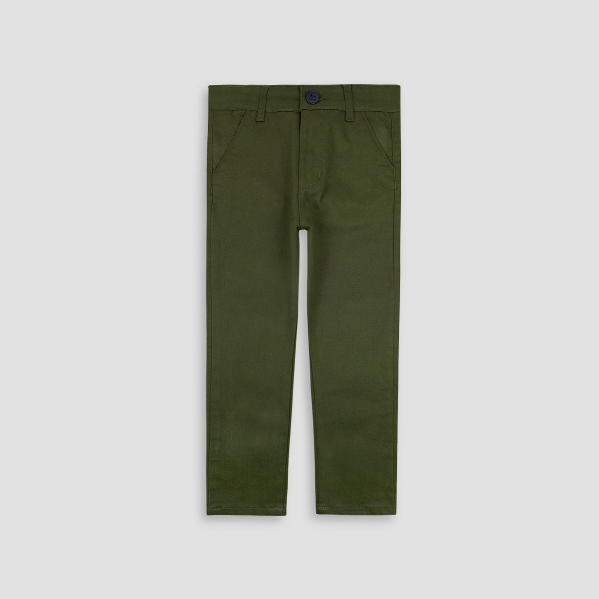 Sleek Cotton Pant-Olive - Maa Sadqay