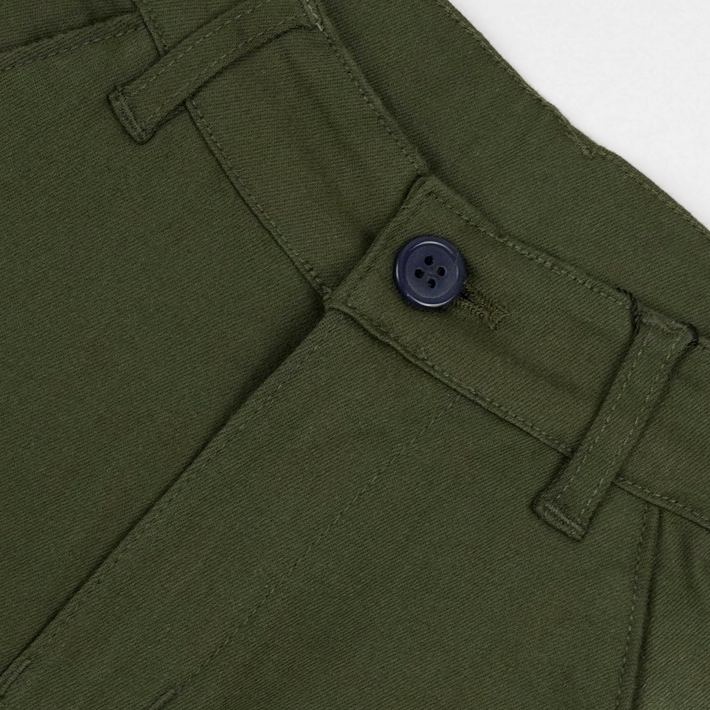 Sleek Cotton Pant-Olive - Maa Sadqay