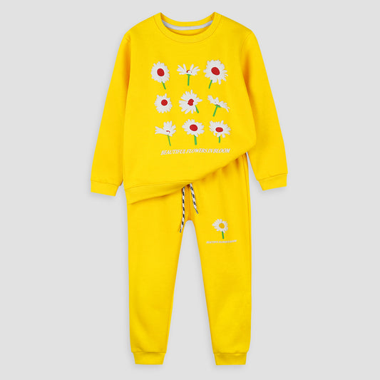Bloom Fleece Jogger Suits - Maa Sadqay
