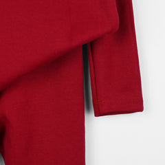 Warm Mock Neck Inner Suits (MAROON) - Maa Sadqay