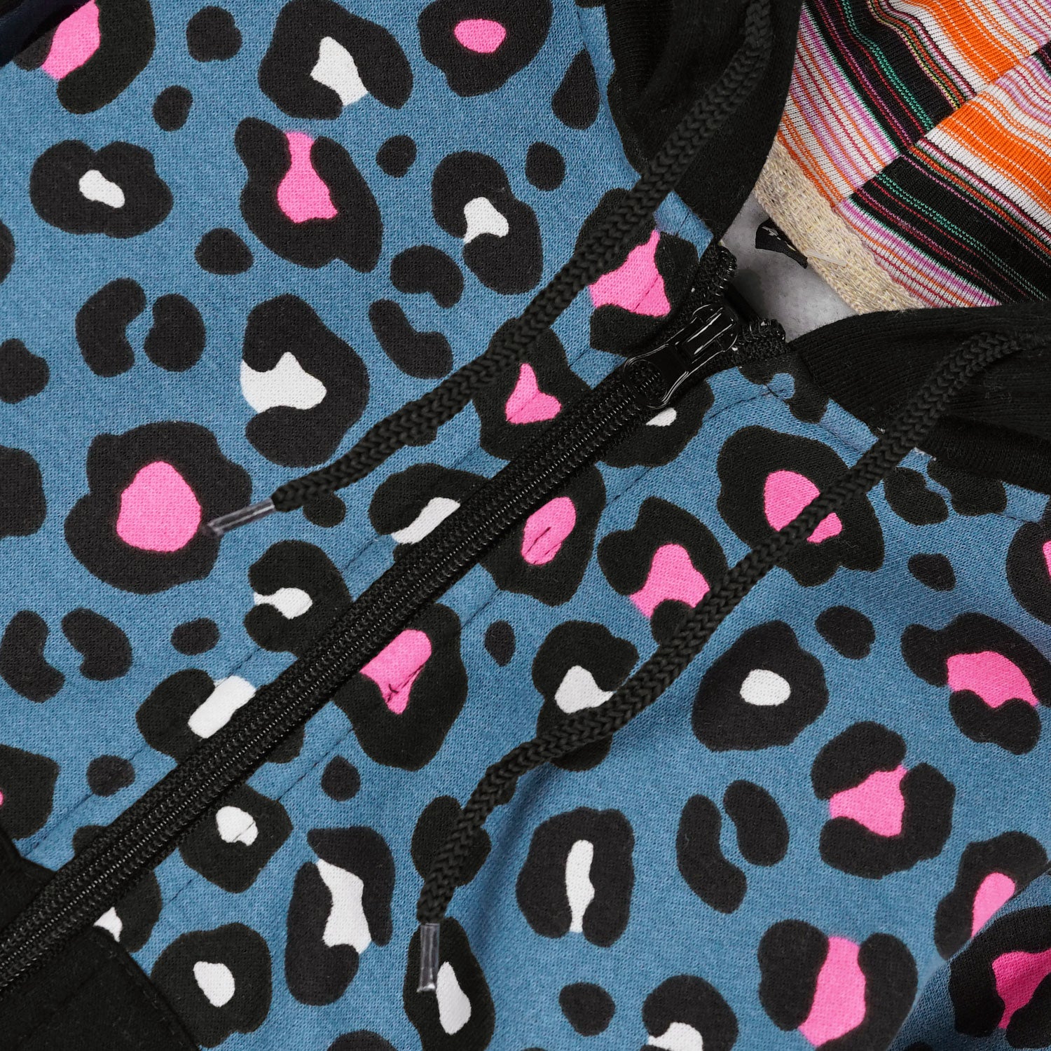 Zipper Cheetah Fleece Jogger Suits - Maa Sadqay
