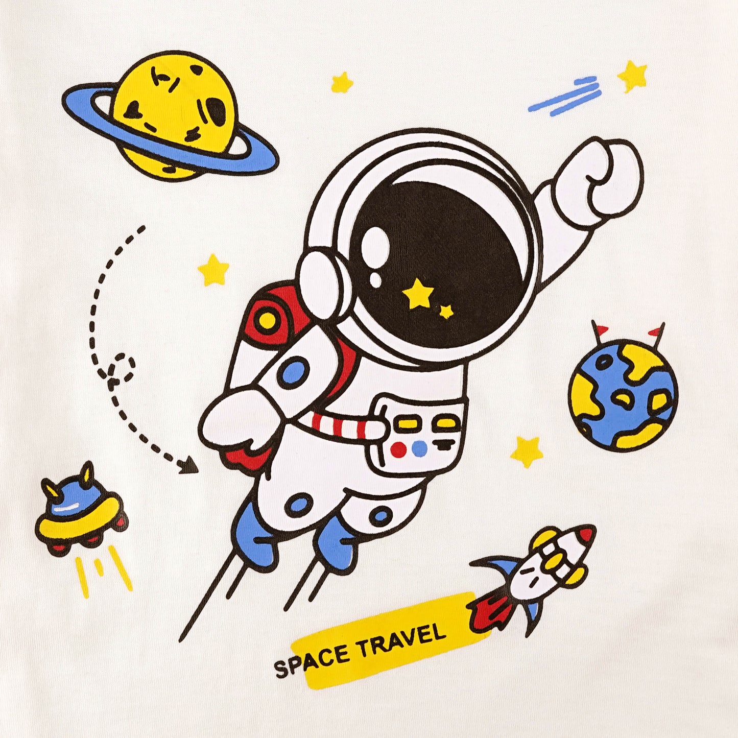 Boys Spaceman T-Shirt -TS118 - Maa Sadqay