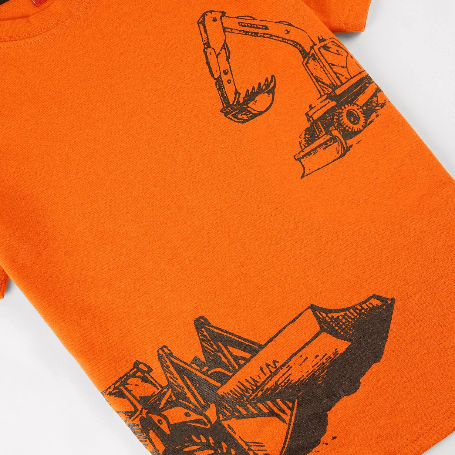 Boys Bulldozer T-Shirt -TS009 - Maa Sadqay