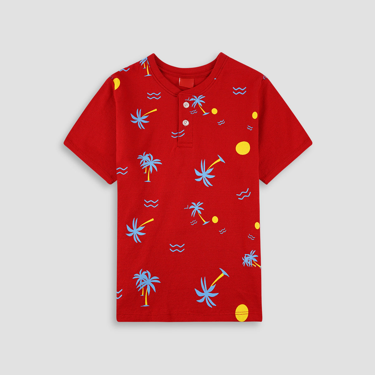 Beach Tree Henley Polo Shirts -HP001 - Maa Sadqay