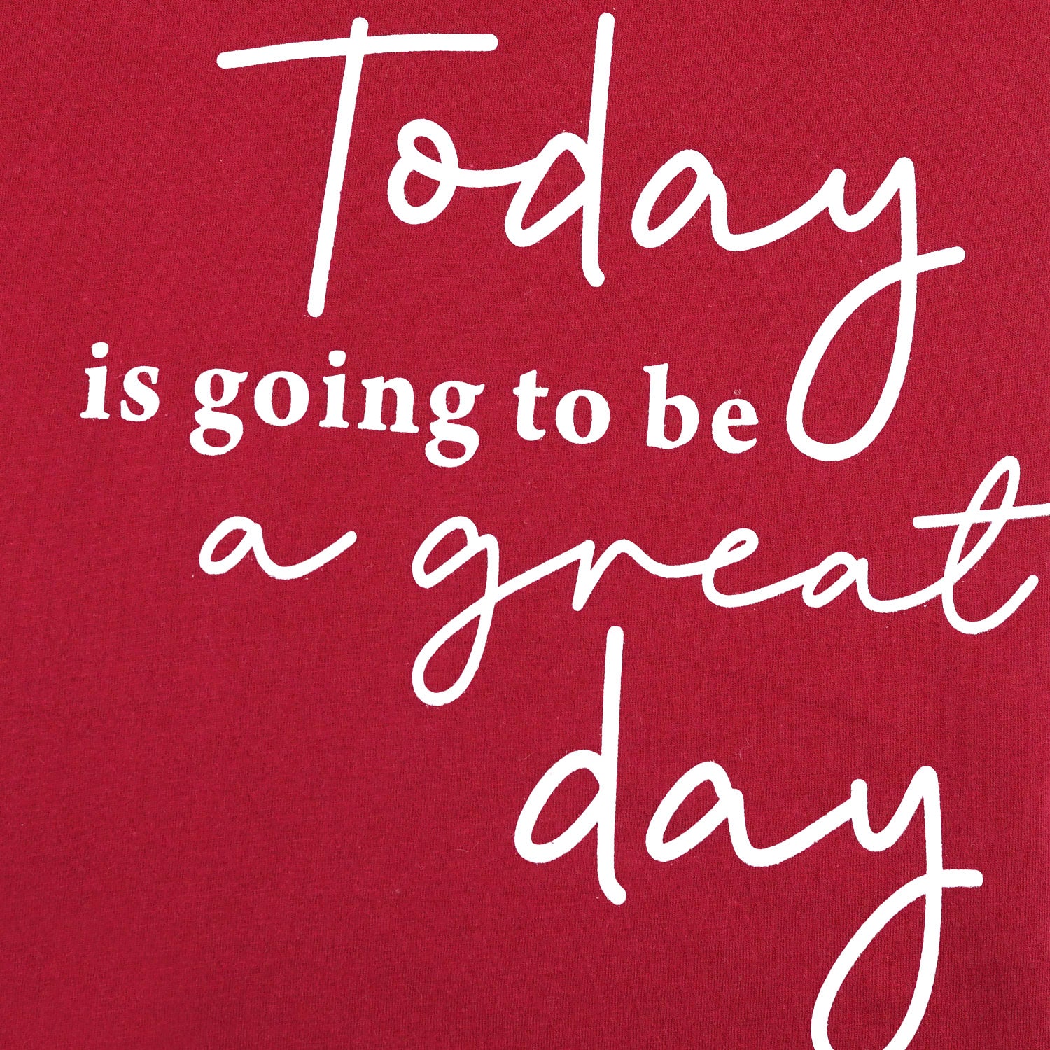 Boys Great Day T-Shirt-Maroon -TS115 - Maa Sadqay