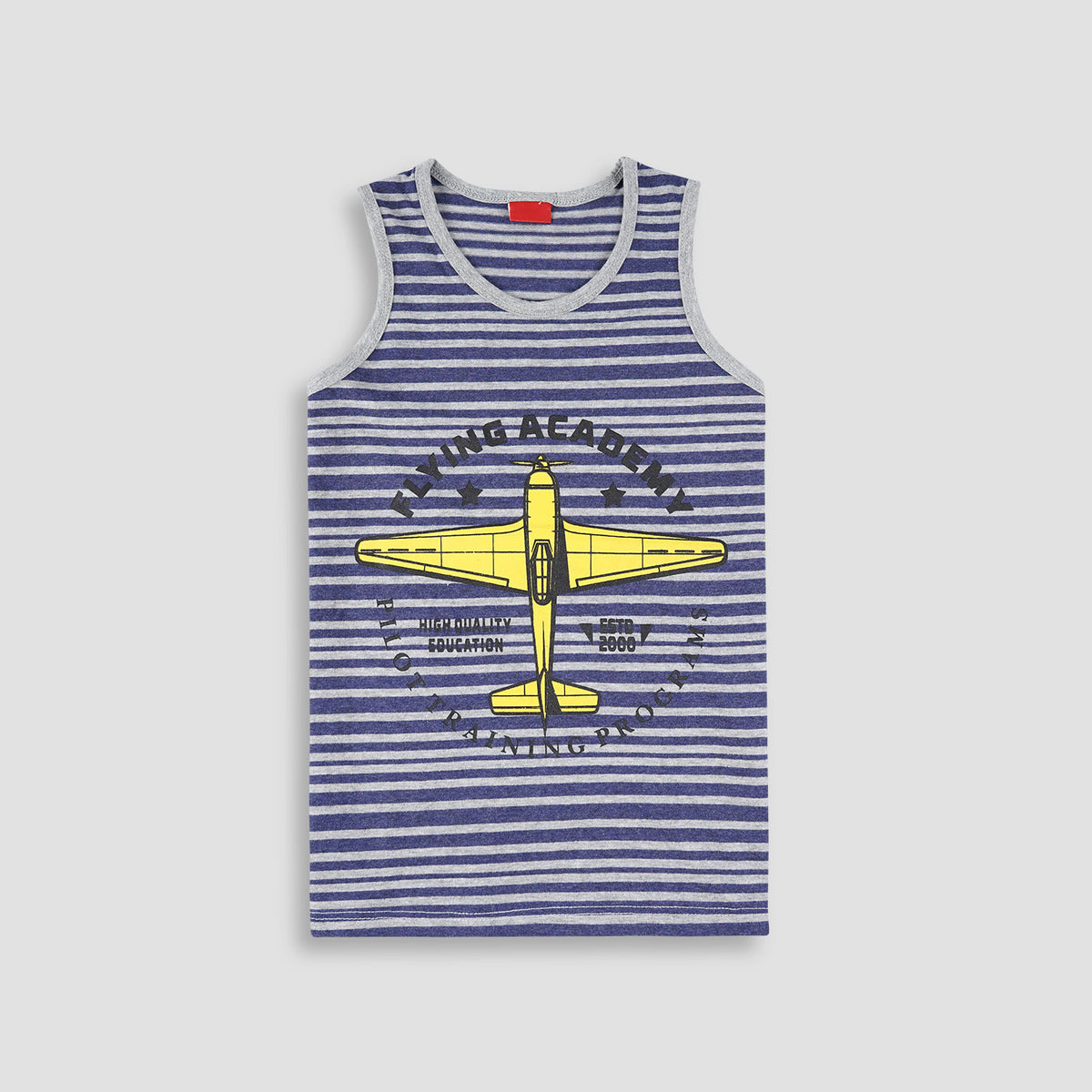 Pilot Sandos/Tank Top -Printed  Blue -ST04 - Maa Sadqay