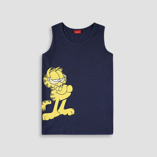 Garfield Sandos/Tank Top -Navy -ST03 - Maa Sadqay