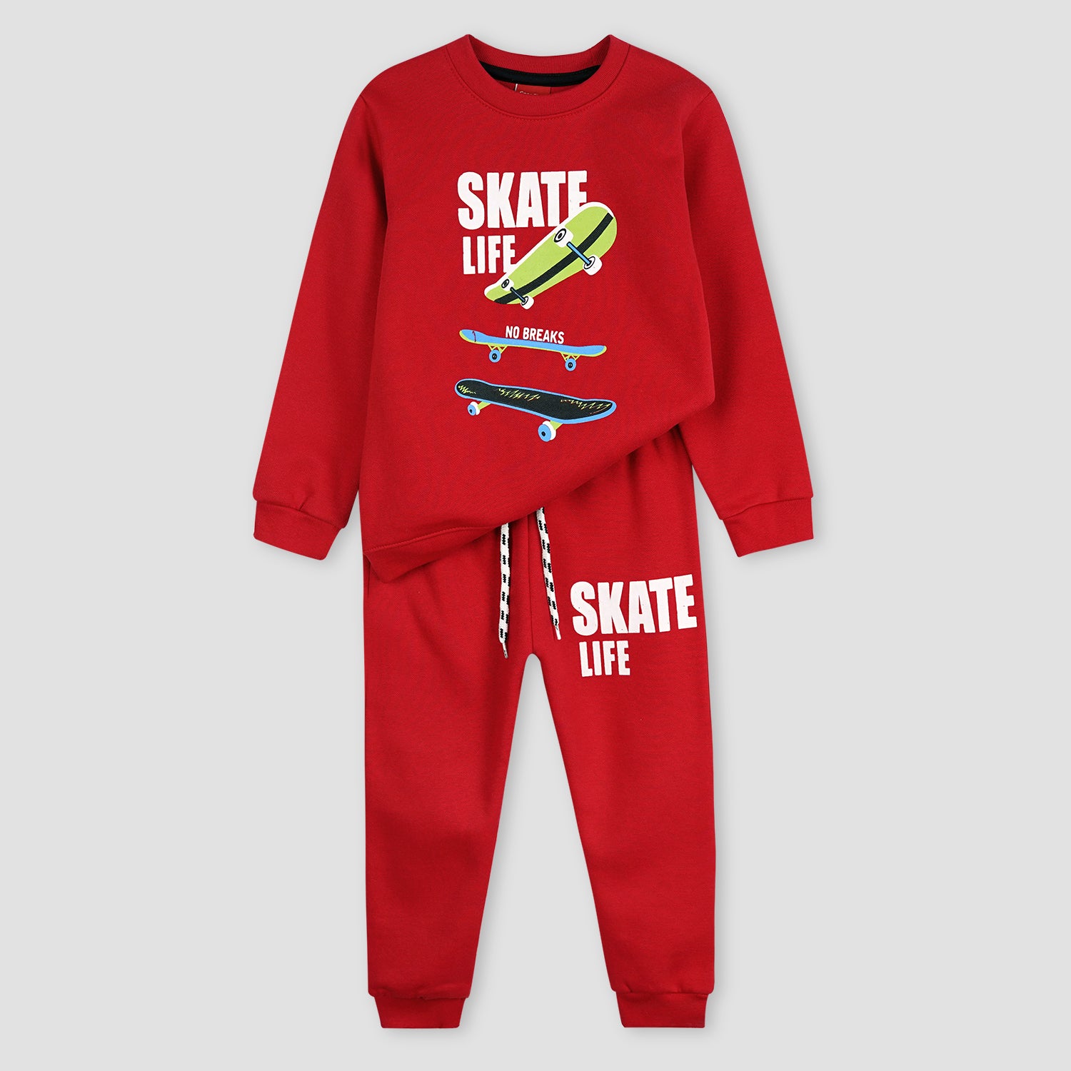Skate Life Jogger Suits Red - Maa Sadqay