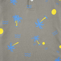 Beach Tree Henley Polo Shirt -HP020 - Maa Sadqay