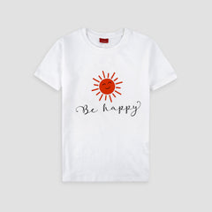 Be Happy T-Shirt -TS142 - Maa Sadqay