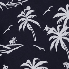 Palm Tree Henley Polo Shirt -HP012 - Maa Sadqay