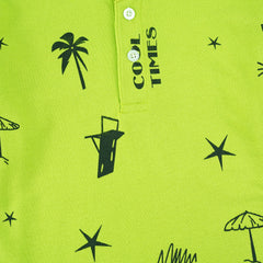 Cool Times Henley Polo Shirt  -HP004 - Maa Sadqay
