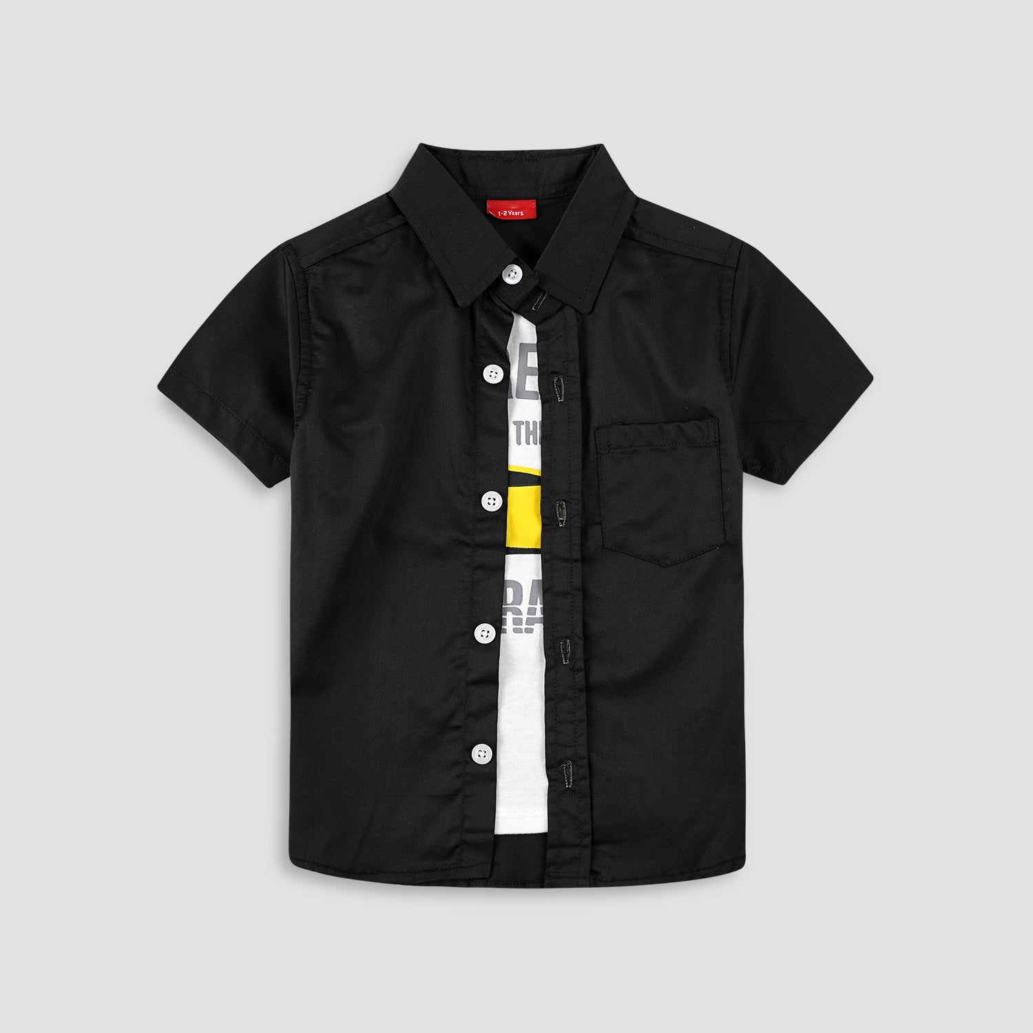 Black Double Shirt - Car -DS102 - Maa Sadqay