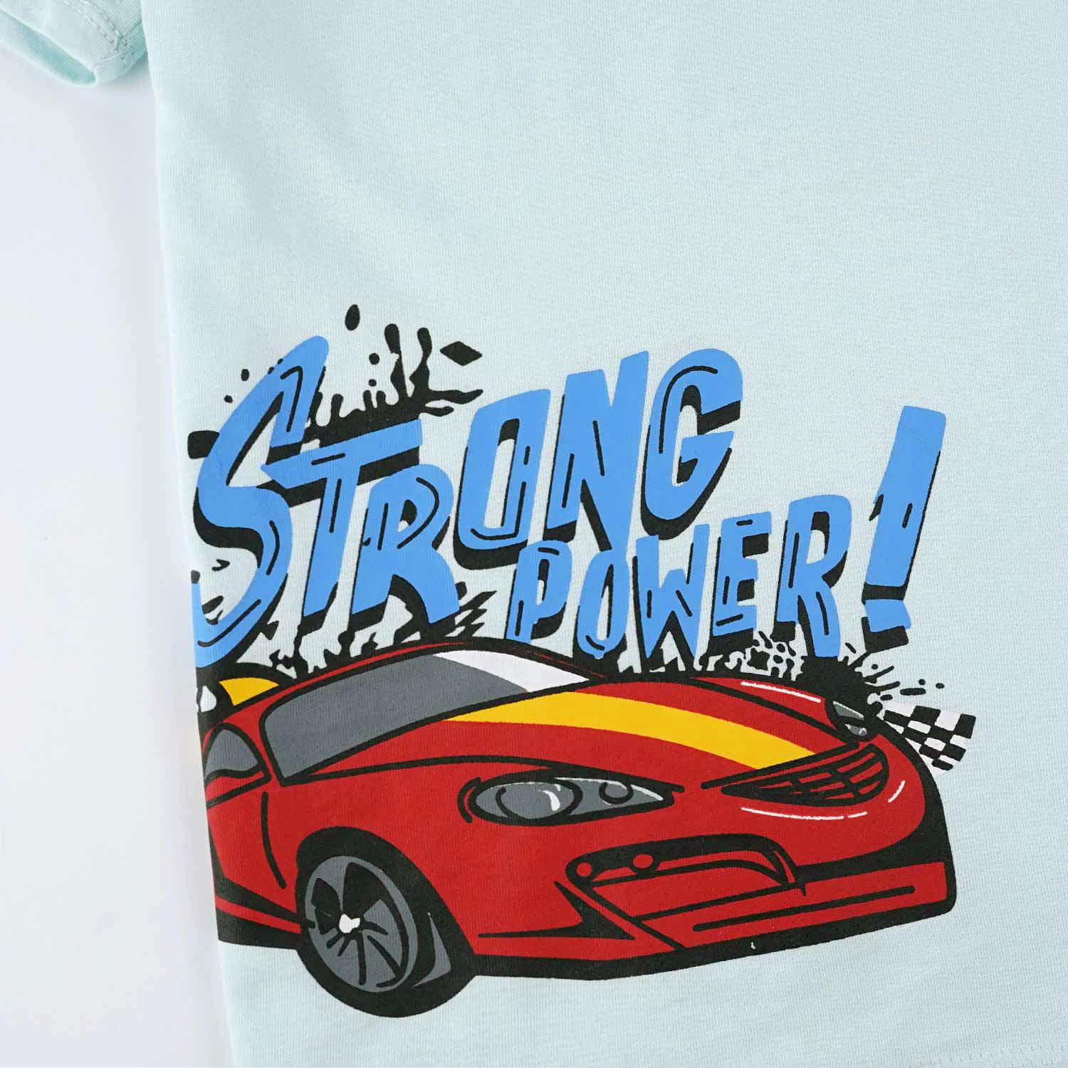 Strong Power: Shirt & Short Set -SN009 - Maa Sadqay