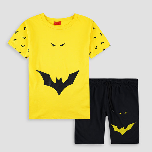Batman : Shirt & Short Set -SN003 - Maa Sadqay