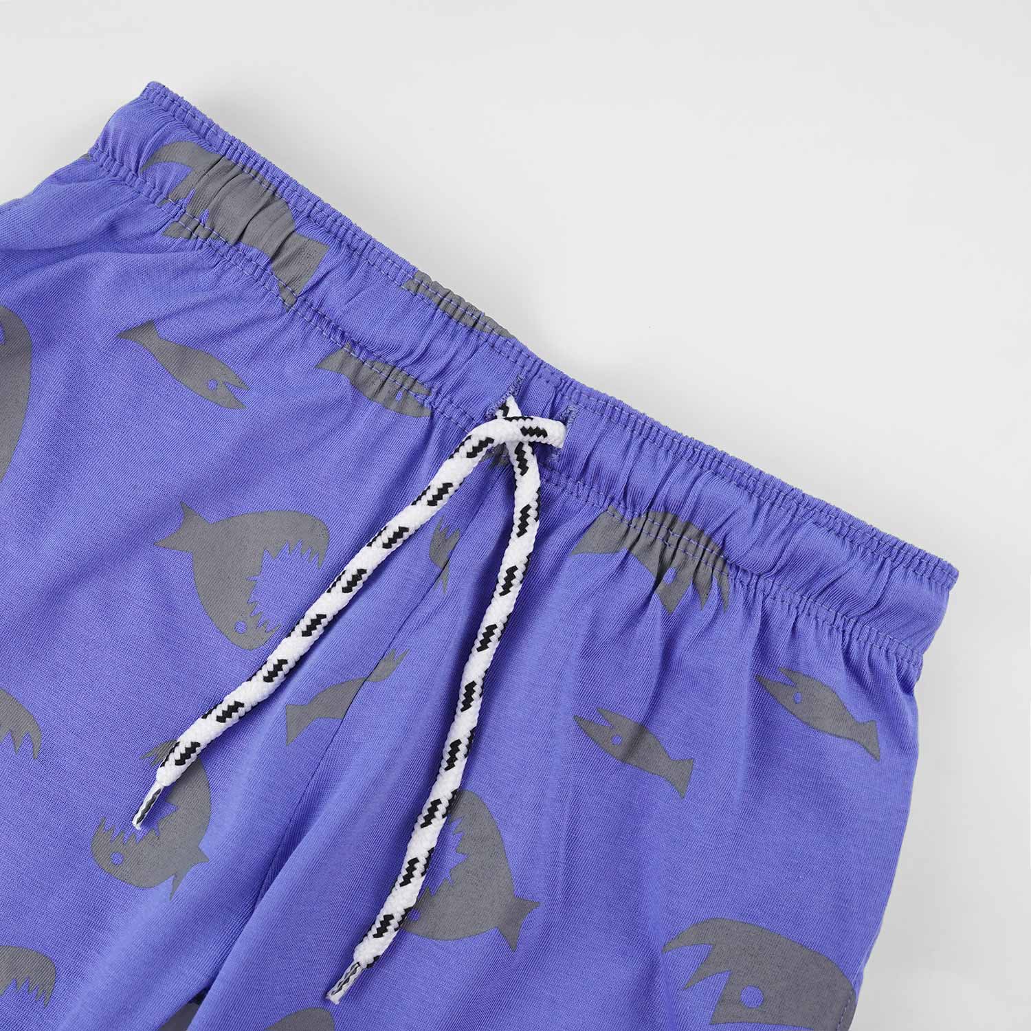 Yellow Shark : Shirt & Short Set -SN010 - Maa Sadqay