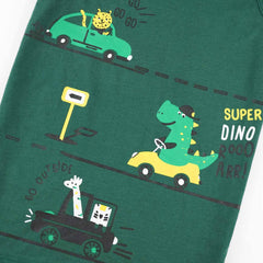 Dino Ride Sando Suit-Green -SS02 - Maa Sadqay