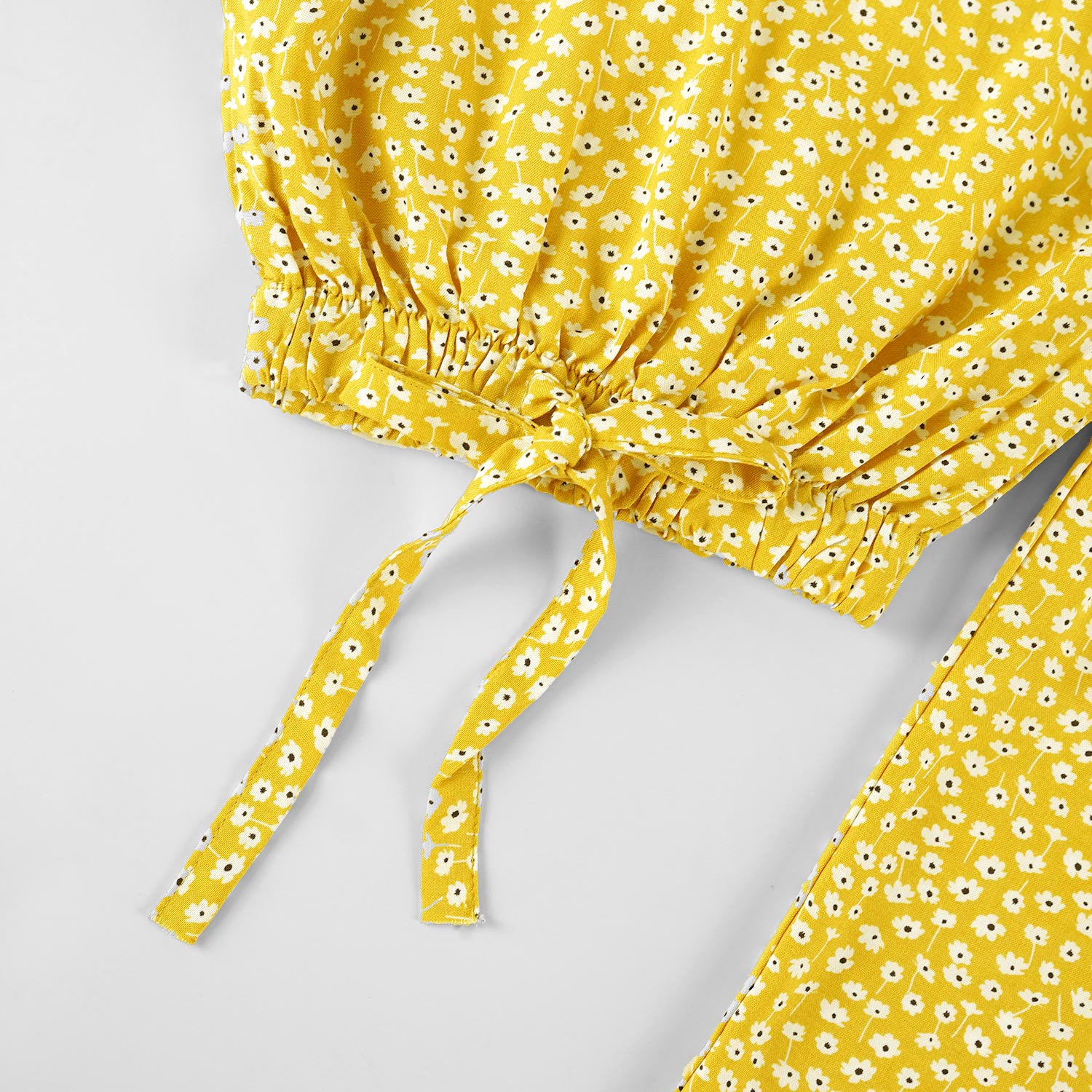 Blond White-Girl crop-top with Bell Bottom -CT102 - Maa Sadqay