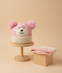 Woolen Cap with Neck Warmer- 2pc Set - Bc121