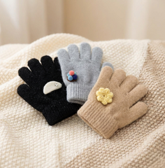 3 pack Toddlers Warm Woolen  Gloves - 1-2 y - Maa Sadqay
