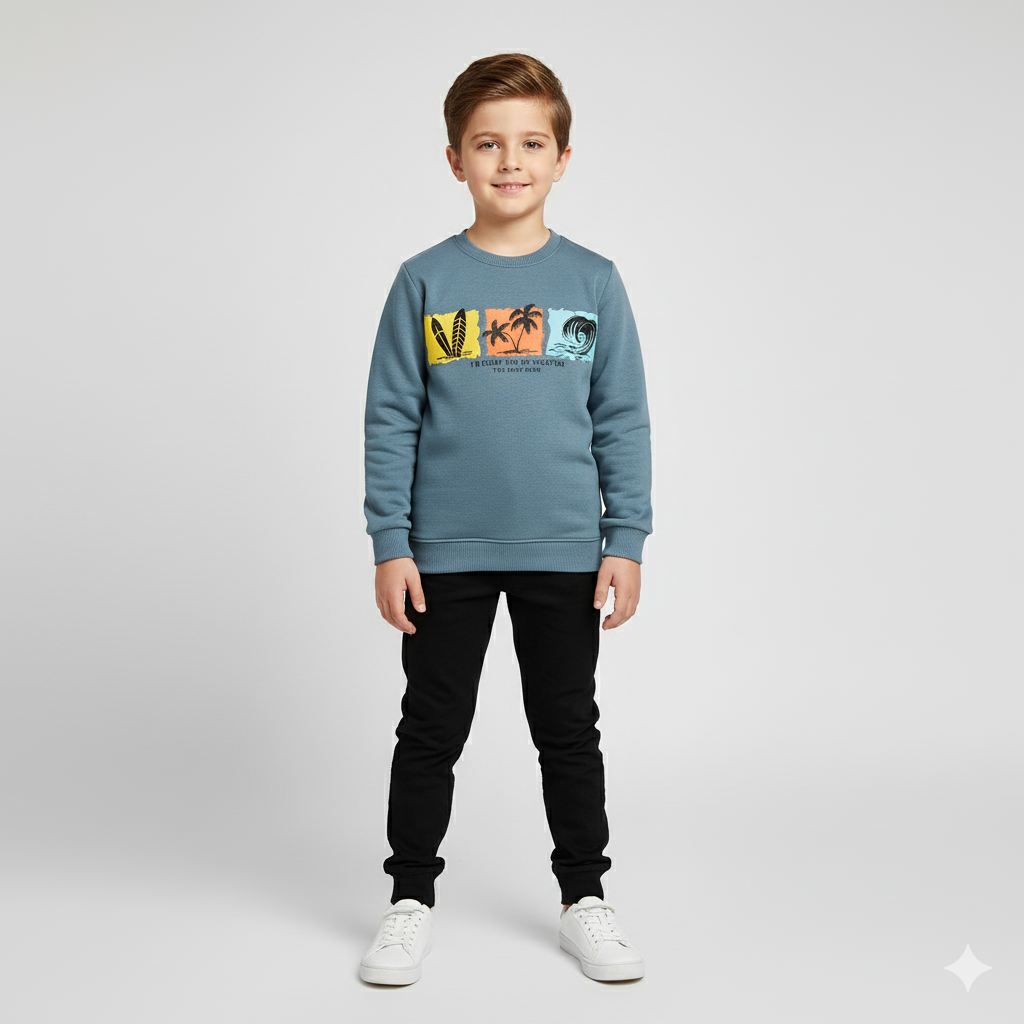 Surf Crew Fleece Sweat Shirt - Maa Sadqay