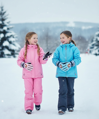 Kids Warm Snow SKi Waterproof Parachute Gloves For Girls- Sofia 6-12 y