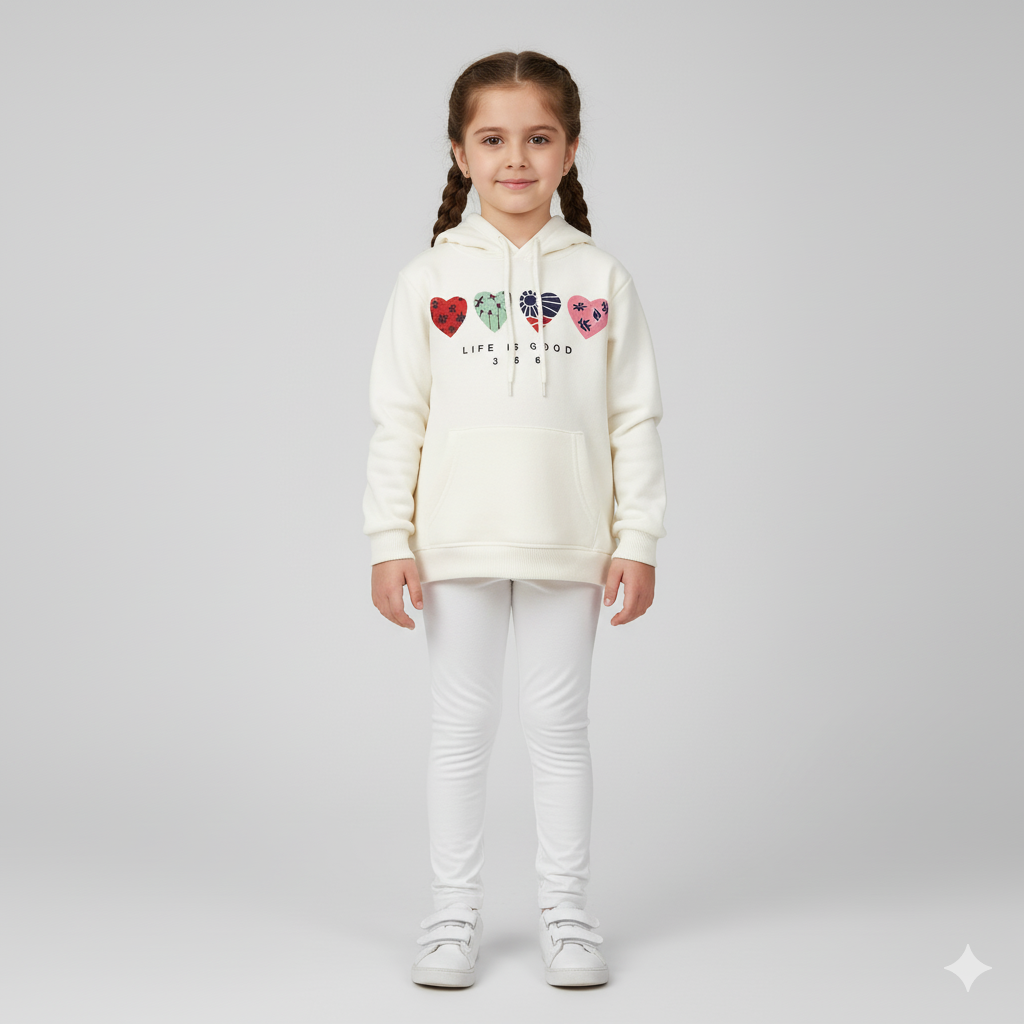 Life is good Fleece Hoodie