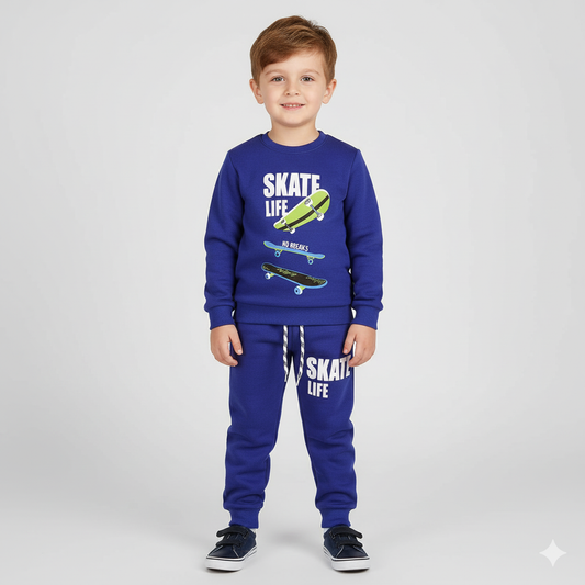 Skate Life Jogger Suits Blue