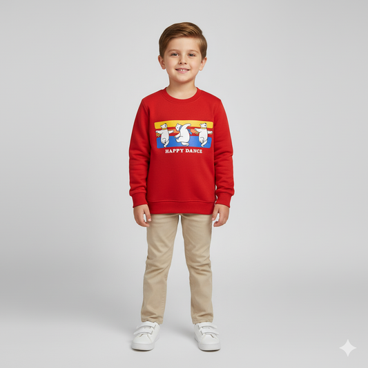 Happy Dance Fleece Sweat Shirt - Maa Sadqay