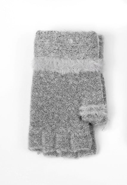 LADIES FINGERLESS WINTER WOOLEN MITTENS - Maa Sadqay