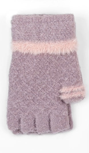 LADIES FINGERLESS WINTER WOOLEN MITTENS - Maa Sadqay