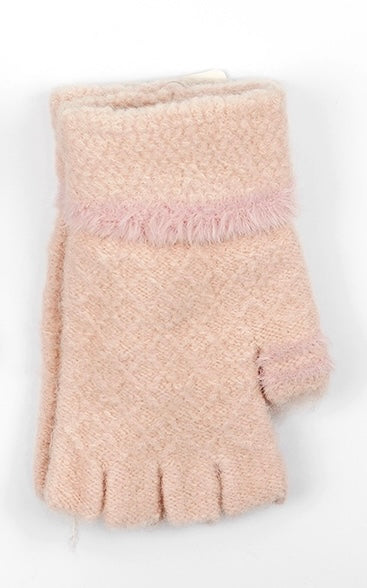 LADIES FINGERLESS WINTER WOOLEN MITTENS - Maa Sadqay