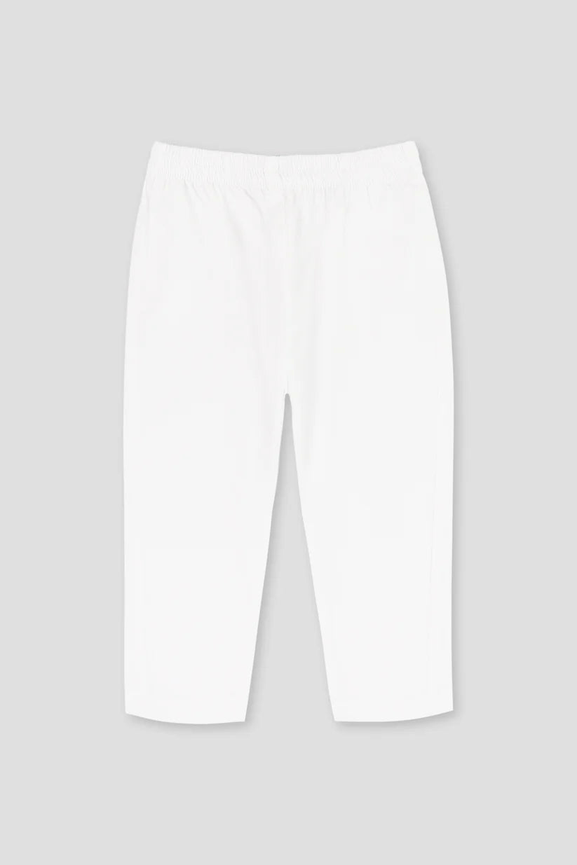 Cotton Trouser For Boys White
