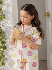 Girls Summer Floaral Co ord Set - GCSFLO540
