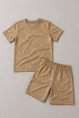 Boys Monogram Print Co-ord Set - BCSRN100