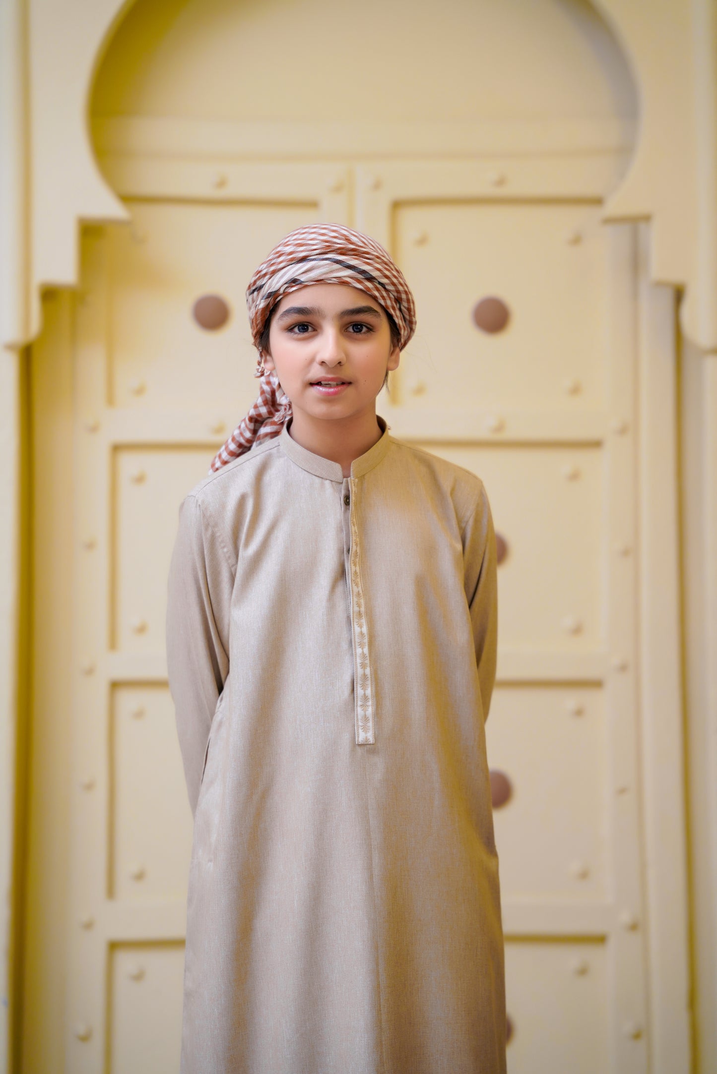 Kids Thobe With Trouser - Premium Islamic Wear for Children