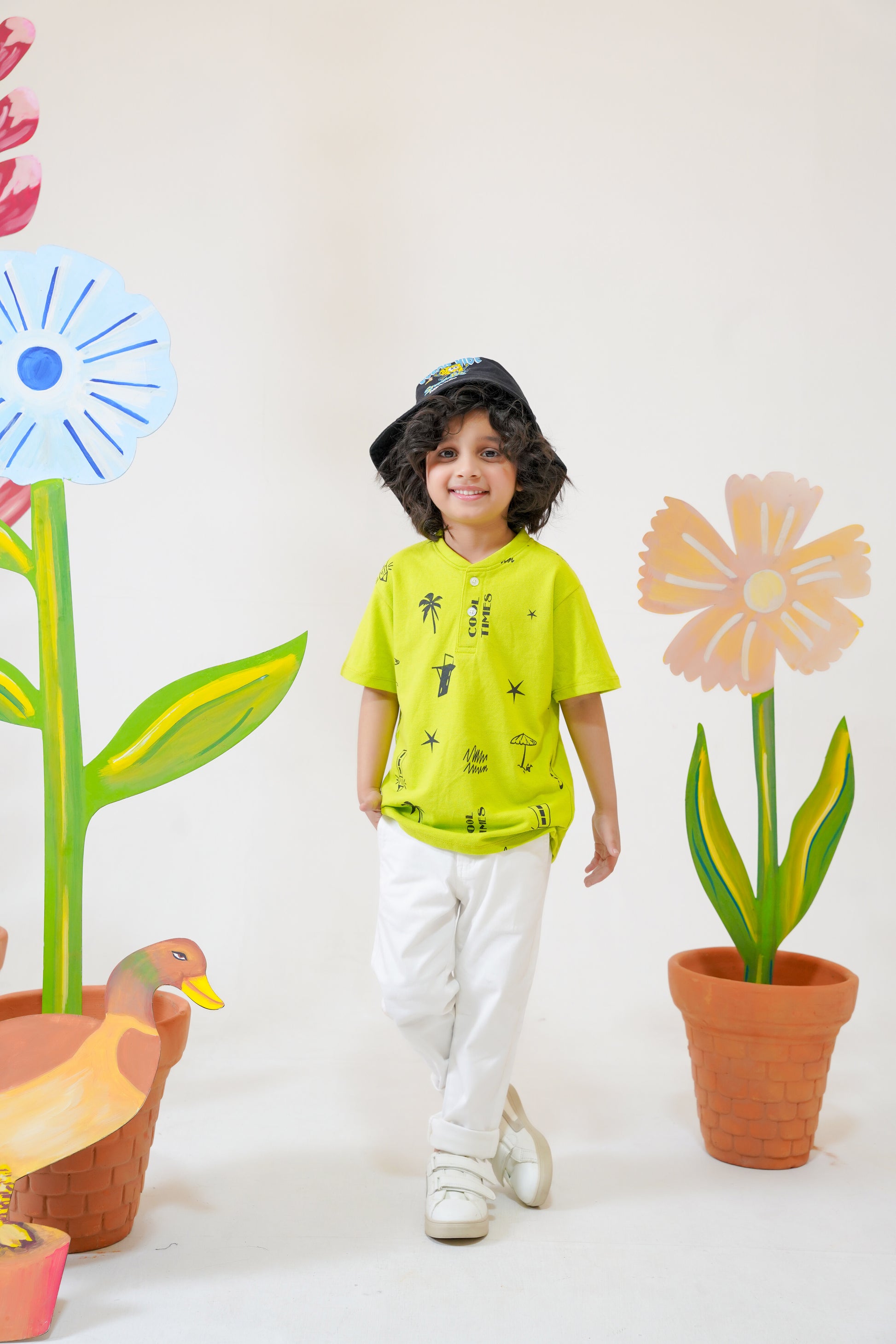 Cool Times Henley Polo Shirt  -HP004 - Maa Sadqay