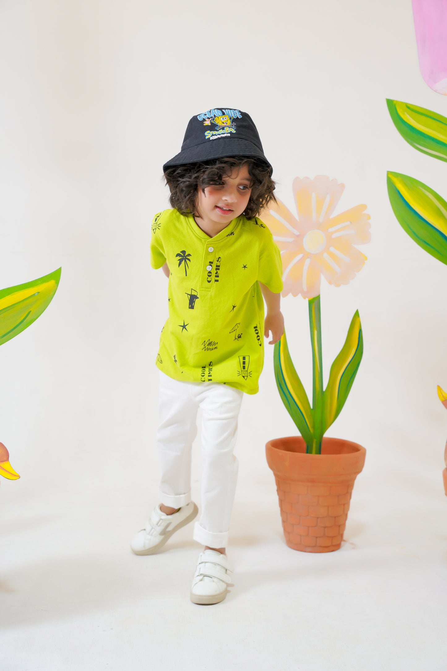 Cool Times Henley Polo Shirt  -HP004 - Maa Sadqay