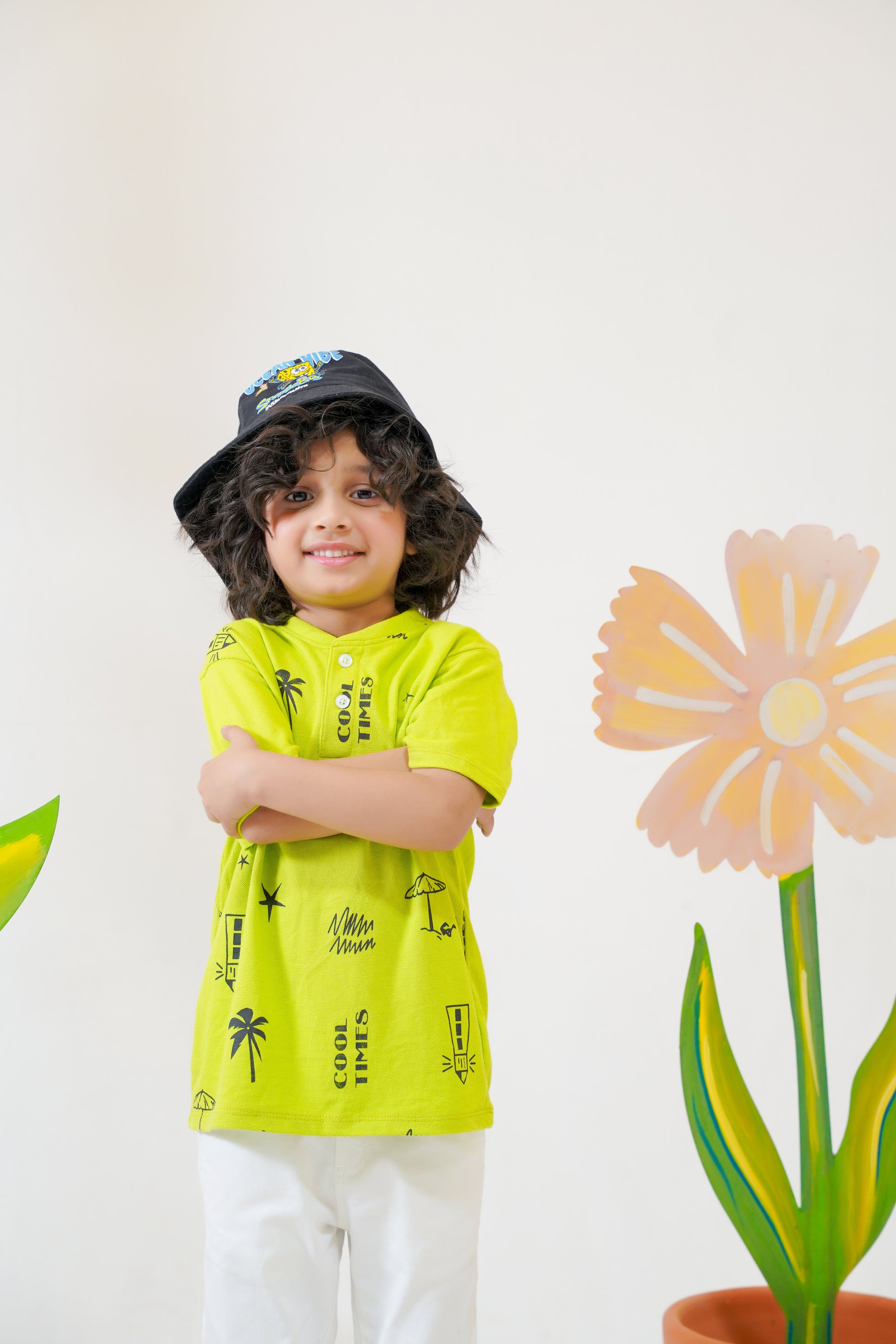 Cool Times Henley Polo Shirt  -HP004 - Maa Sadqay